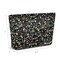 Wrapables Cosmetic Pouch, Makeup and Toiletry Travel Bag, Flowers on Black